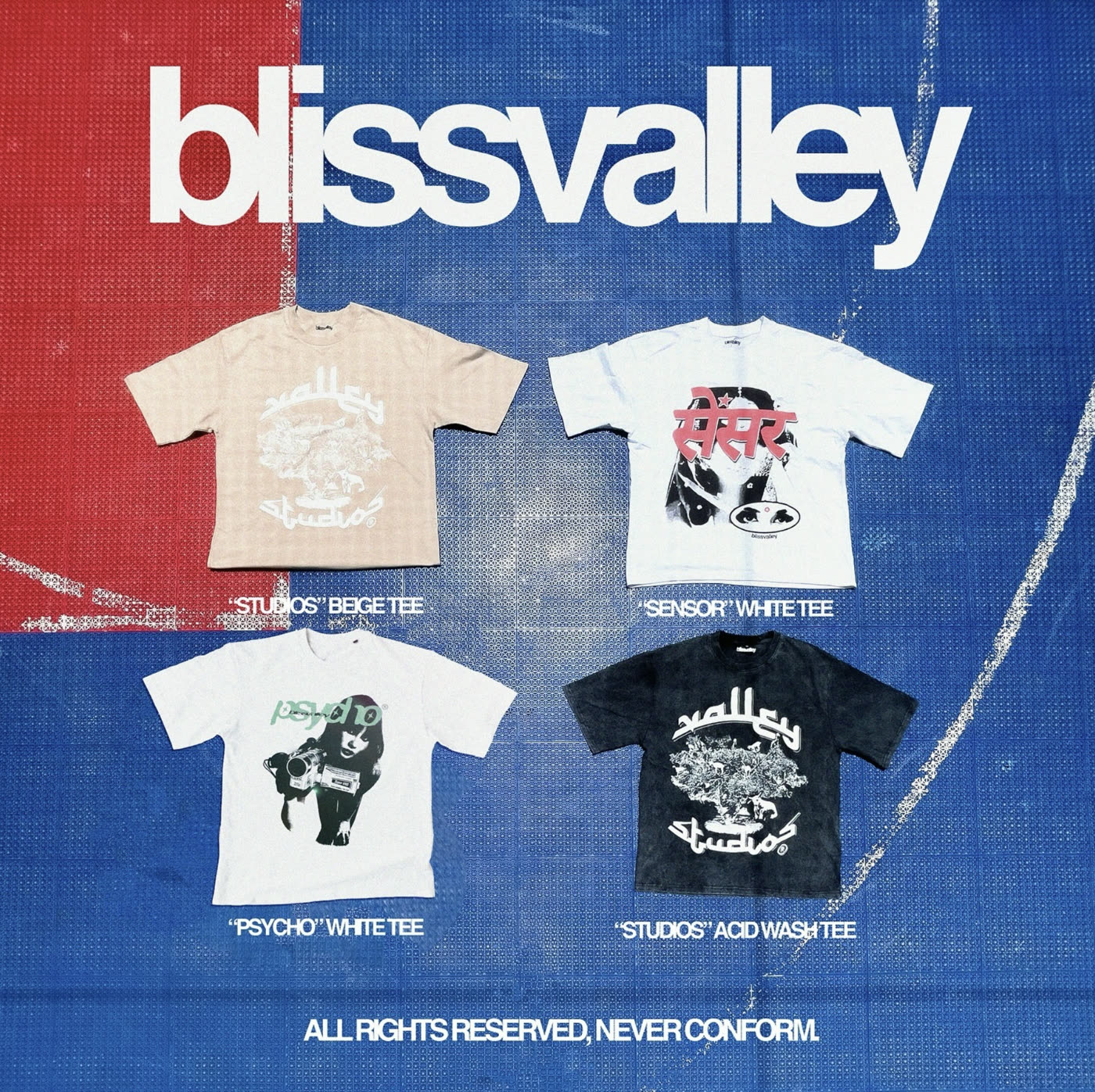 Blissvalley garment graphics
