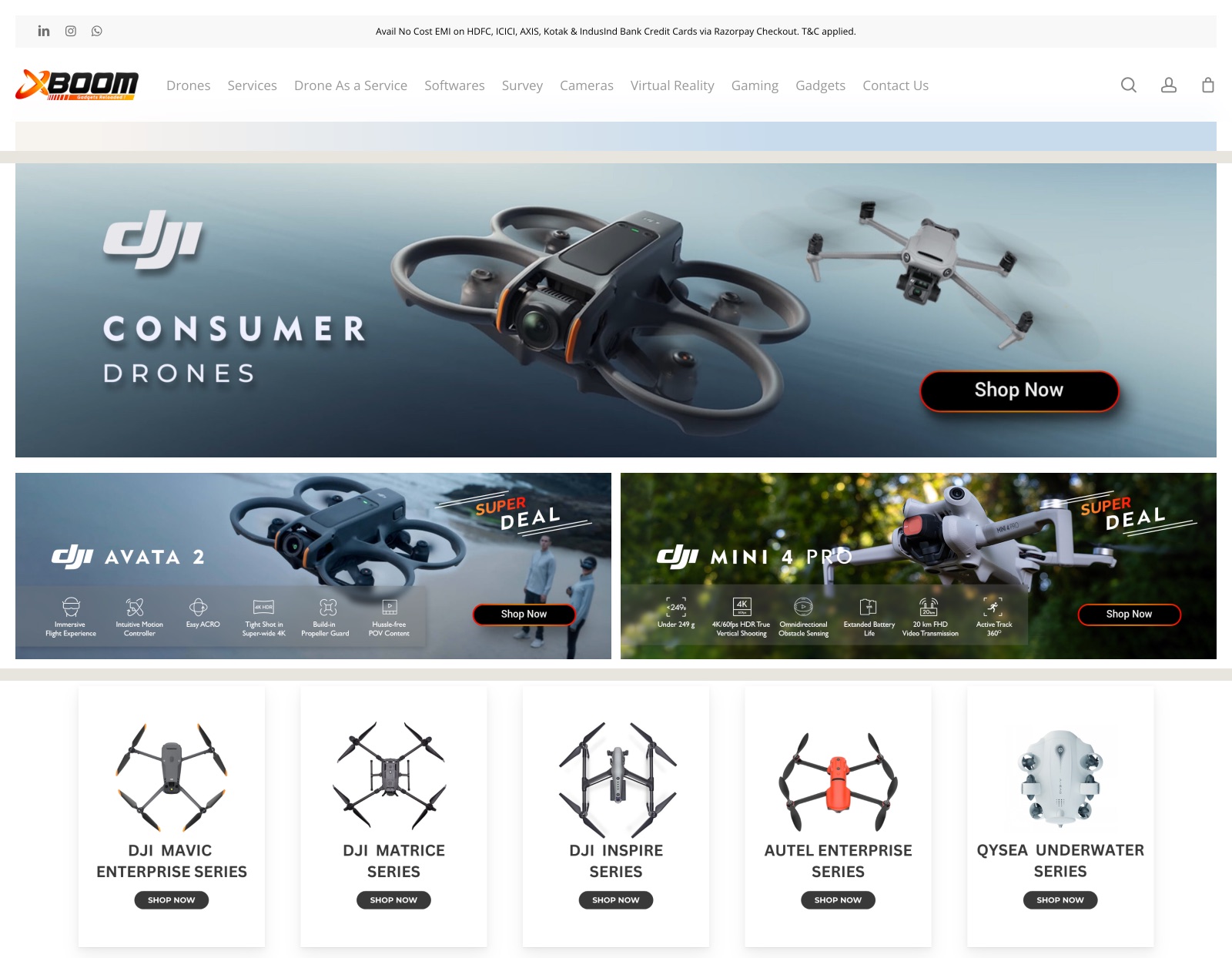 The Xboom storefront